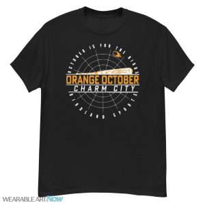 Baltimore Orioles October Is For The Birds Orange October Shirt - G500 Men’s Classic T-Shirt