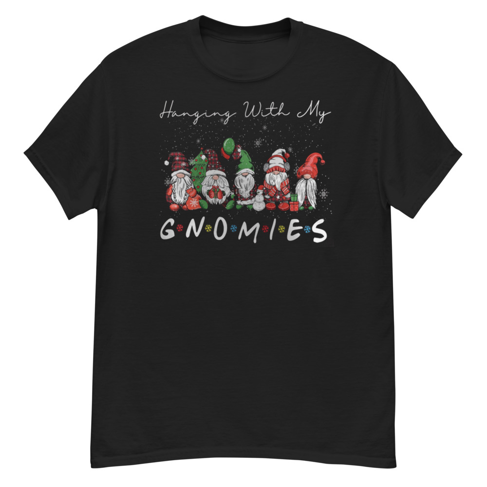Happy Hallothanksmas Gnomes Merry Christmas Sweatshirt T-Shirt Hoodies - G500 Men’s Classic T-Shirt