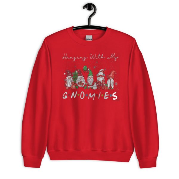 Happy Hallothanksmas Gnomes Merry Christmas Sweatshirt T-Shirt Hoodies - Unisex Crewneck Sweatshirt-1