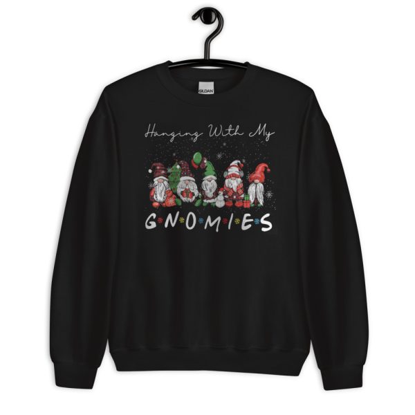 Happy Hallothanksmas Gnomes Merry Christmas Sweatshirt T-Shirt Hoodies - Unisex Crewneck Sweatshirt
