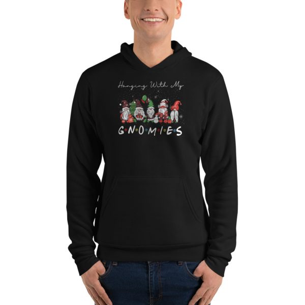 Happy Hallothanksmas Gnomes Merry Christmas Sweatshirt T-Shirt Hoodies - Unisex Fleece Pullover Hoodie