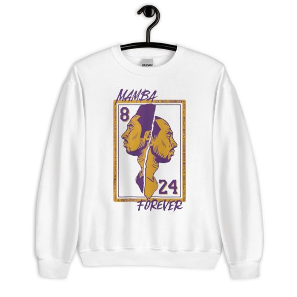 Mamba 8 & 24 Kobe Bryant Forever Shirt - Unisex Heavy Blend Crewneck Sweatshirt-2