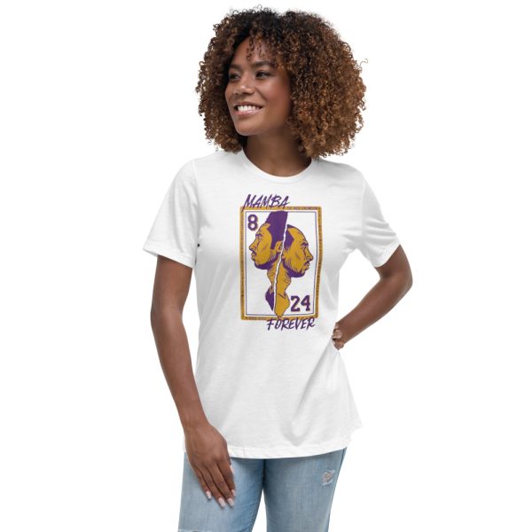 Mamba 8 & 24 Kobe Bryant Forever Shirt - Women's Relaxed Short Sleeve Jersey Tee