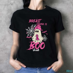 Breast Cancer Is Boo Sheet Halloween Breast Cancer Awareness Shirt - Ladies T-Shirt