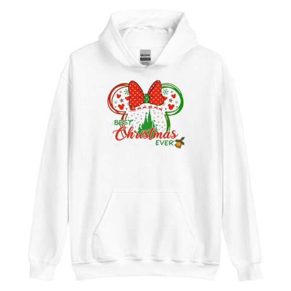 Best Christmas Ever Mickey And Minnie Christmas T-Shirt - Unisex Heavy Blend Hooded Sweatshirt