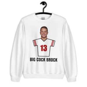 Brock Purdy Big Cock Brock 13 San Francisco Football Shirt - Unisex Heavy Blend Crewneck Sweatshirt-2