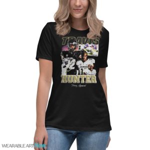 Buffaloes Merch Travis Hunter T-Shirt - Women's Relaxed Short Sleeve Jersey Tee