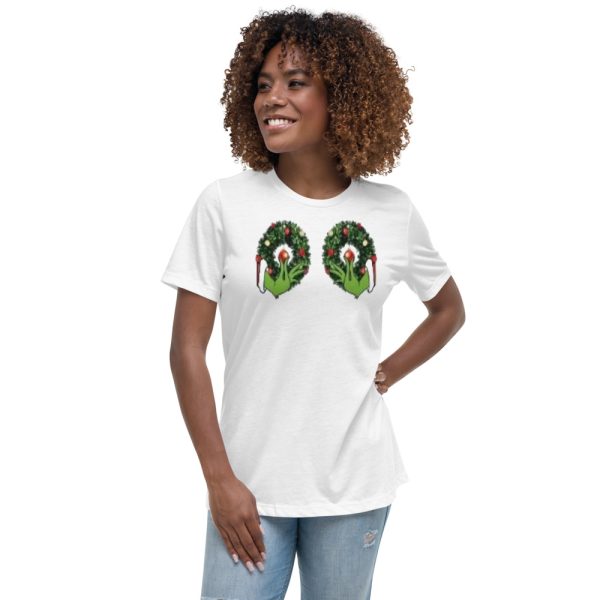 Christmas Grinch Feeling Extra Grinch Funny Shirt - Women's Relaxed Short Sleeve Jersey Tee