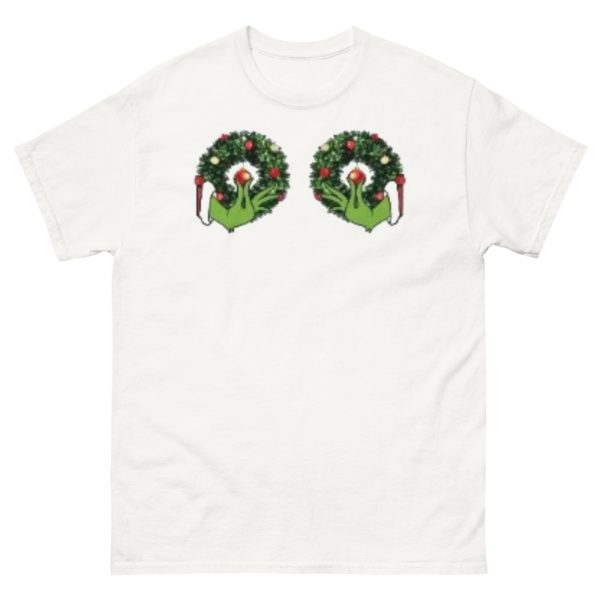 Christmas Grinch Wreath Christmas T-Shirt - 500 Men’s Classic Tee Gildan