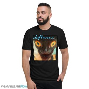 Deftones Around The Fur Cat Unisex Cotton Vintage Reprint Black T-Shirt - Short Sleeve T-Shirt