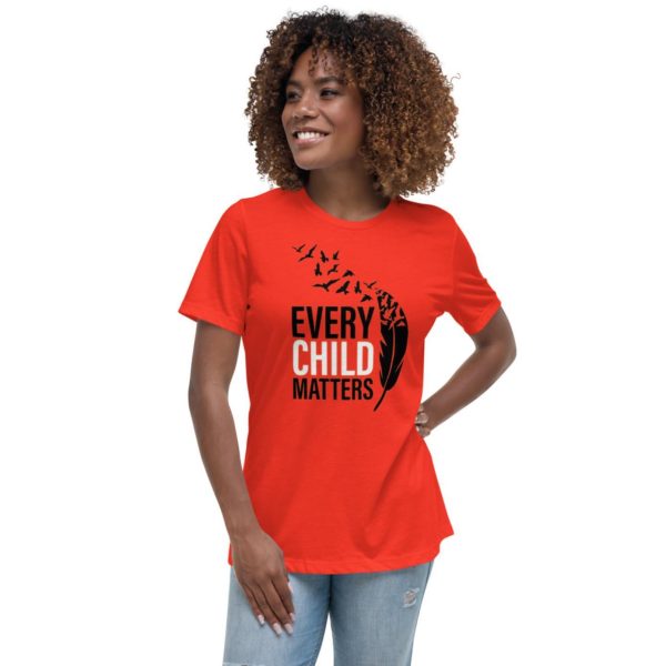 Every Child Matters Feathers And Birds 2023 T-Shirt Orange Shirt Day Gift Product Photo 2