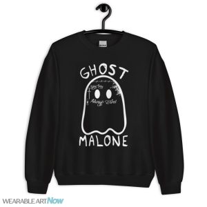 Funny Halloween Shirt Ghost Malone Shirt Spooky Tee Ghost Shirt - Unisex Crewneck Sweatshirt