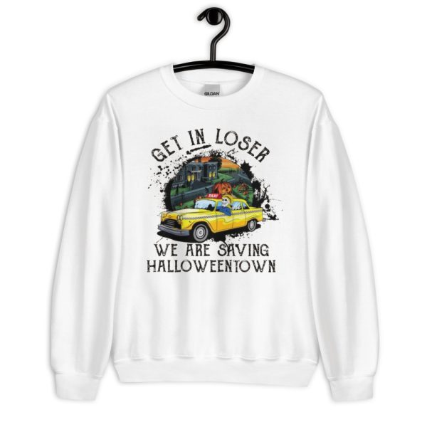 Get In Loser We are Saving Halloween Town Vintage HallowenTown Est 1998 Sweatshirt - Unisex Heavy Blend Crewneck Sweatshirt-2