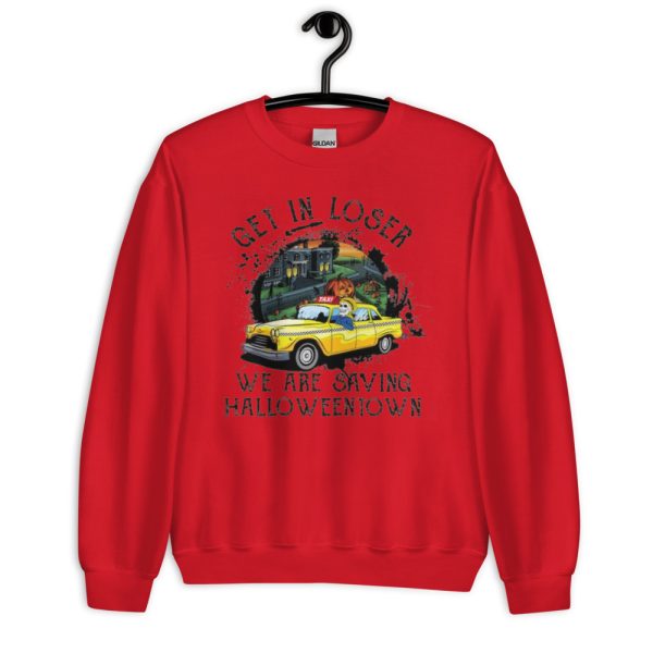 Get In Loser We are Saving Halloween Town Vintage HallowenTown Est 1998 Sweatshirt - Unisex Heavy Blend Crewneck Sweatshirt