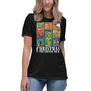 Grinch Christmas The Era Tour T-Shirt - Women's Relaxed Short Sleeve Jersey Tee