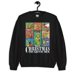 Grinch Christmas The Era Tour T-Shirt - Unisex Crewneck Sweatshirt