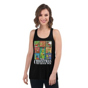 Grinch Christmas The Era Tour T-Shirt - Women's Flowy Racerback Tank