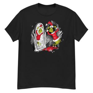 Grinch Santa Merry Grinchmas Christmas T-Shirt - G500 Men’s Classic T-Shirt