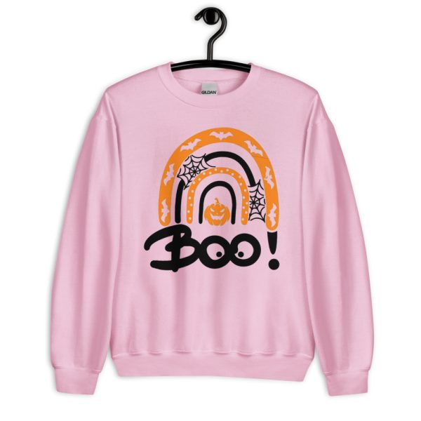 Halloween Boo Halloween Rainbow T-Shirt - Unisex Heavy Blend Crewneck Sweatshirt-1