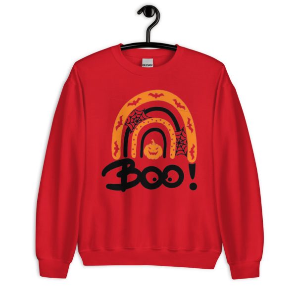 Halloween Boo Halloween Rainbow T-Shirt - Unisex Heavy Blend Crewneck Sweatshirt