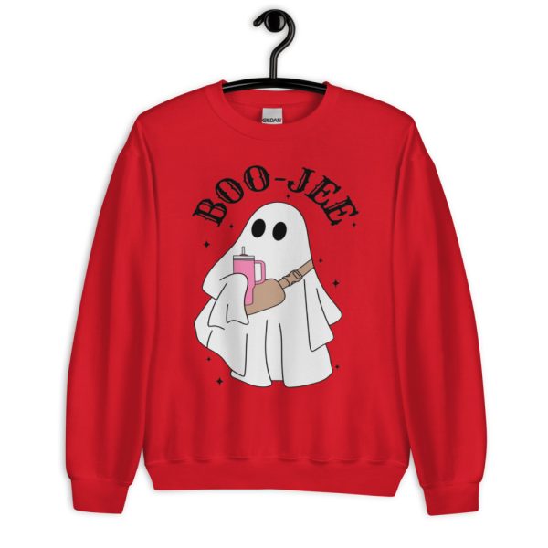 Halloween Ghost Boo Jee Spooky Ghost T-Shirt - Unisex Heavy Blend Crewneck Sweatshirt