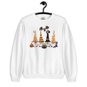 Halloween Gnomes Halloween Party Christmas T-Shirt - Unisex Heavy Blend Crewneck Sweatshirt-2