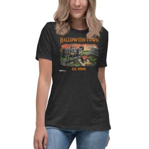 Halloweentown Est 1998 Halloweentown University T-Shirt - Women's Relaxed Short Sleeve Jersey Tee-1