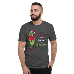 Happy Hallothanksmas The Grinch DNA Test Merry Christmas T-Shirt - Short Sleeve T-Shirt-1