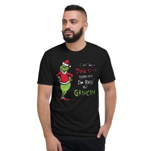 Happy Hallothanksmas The Grinch DNA Test Merry Christmas T-Shirt - Short Sleeve T-Shirt