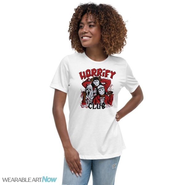 Horrify Club Halloween 2023 Shirt - Women's Relaxed Short Sleeve Jersey Tee