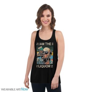 I Am The Liquor Shirt Mr Lahey Signature Liquor Vintage Style T-Shirt - Women's Flowy Racerback Tank