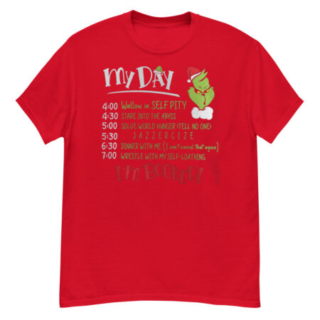 I'm Booked Grinch My Day The Grinch Funny Shirt - G500 Men’s Classic T-Shirt-1