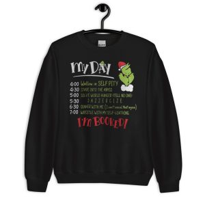 I'm Booked Grinch My Day The Grinch Funny Shirt - Unisex Crewneck Sweatshirt