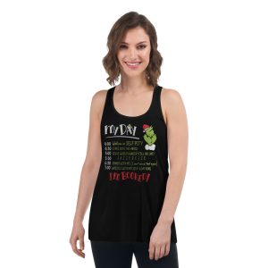 I'm Booked Grinch My Day The Grinch Funny Shirt - Women's Flowy Racerback Tank