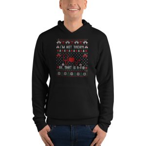 I'm Not Tachy Ok That's A Fib Ugly Christmas Sweater T-Shirt - Unisex Fleece Pullover Hoodie