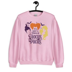 It's Just a Bunch of Hocus Pocus Halloween T-Shirt - Unisex Heavy Blend Crewneck Sweatshirt-1