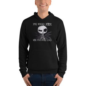 Jack Skellington You Sound Better With Your Mouth Closed T-Shirt Product Photo 4