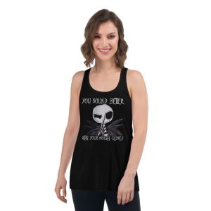 Jack Skellington You Sound Better With Your Mouth Closed T-Shirt Product Photo 5