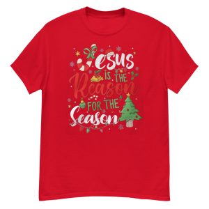 Jesus Is The Reason For The Season Crewneck Sweatshirt - G500 Men’s Classic T-Shirt-1