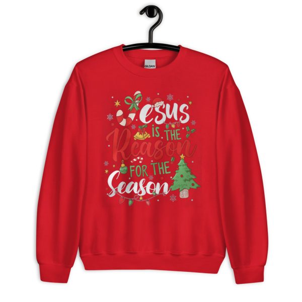 Jesus Is The Reason For The Season Crewneck Sweatshirt - Unisex Crewneck Sweatshirt-1