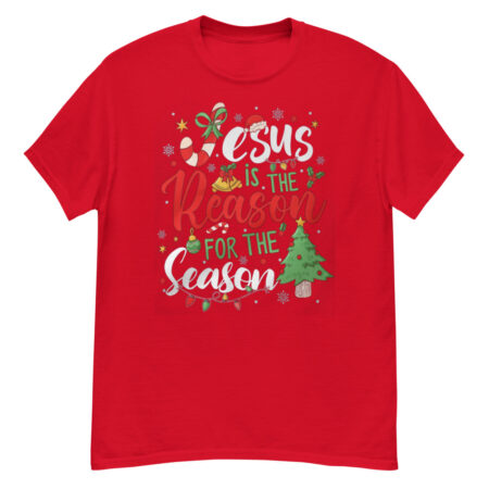 Jesus Is The Reason For The Season Crewneck Sweatshirt - G500 Men’s Classic T-Shirt-1