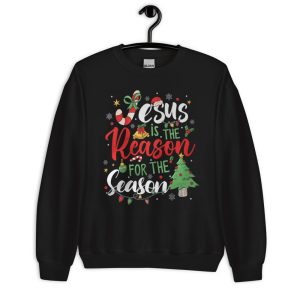 Jesus Is The Reason For The Season Crewneck Sweatshirt - Unisex Crewneck Sweatshirt