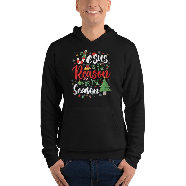 Jesus Is The Reason For The Season Crewneck Sweatshirt - Unisex Fleece Pullover Hoodie