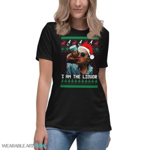 Jim Lahey I Am The Liquor Christmas Sweater T-Shirt - Women's Relaxed Short Sleeve Jersey Tee