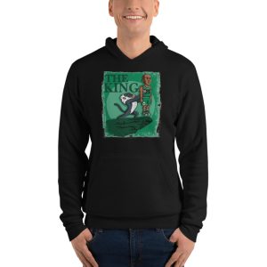 Jordan Travis Tiger King Shirt Jordan 1 Celtic Lucky Green Shirt The Goat King Shirt - Unisex Fleece Pullover Hoodie