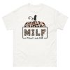 Leopard Milf Man I Love Fall Pumpkin Fall Season T-Shirt - 500 Men’s Classic Tee Gildan