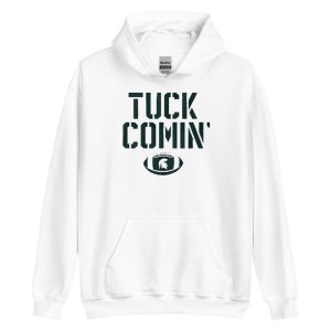 Mel Tucker Tuck Comin Michigan State Shirt - Unisex Heavy Blend Hooded Sweatshirt