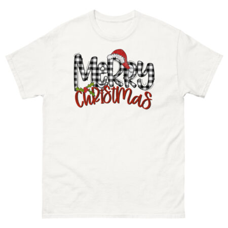 Merry Christmas Santa Hat T-Shirt - 500 Men’s Classic Tee Gildan