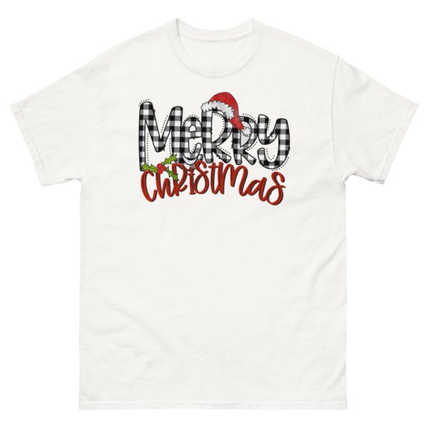 Merry Christmas Santa Hat T-Shirt - 500 Men’s Classic Tee Gildan