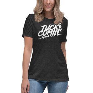 Michigan State University Tuck Comin’ Shirt - Women's Relaxed Short Sleeve Jersey Tee-1